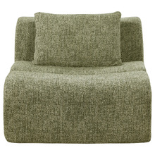 Claire Linen Armless Lounge Chair